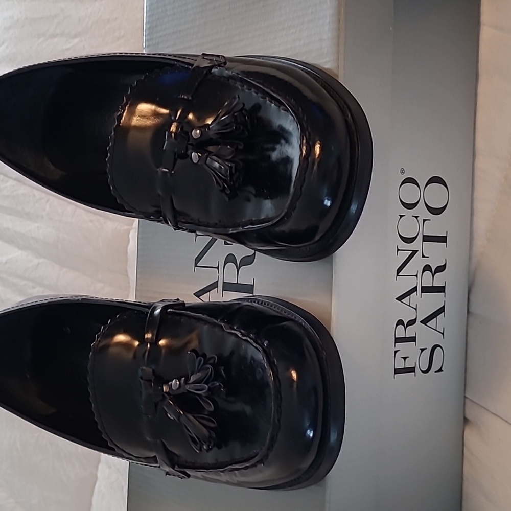 Franco Sarto loafers blk patten